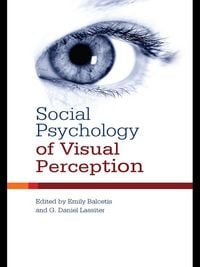 Produktbild: Social Psychology of Visual Perception