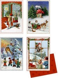 Produktbild: Mini-Adventskalender-Sortiment - Nostalgische Adventspost