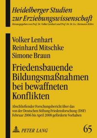 Produktbild: Friedensbauende Bildungsma&szlig;nahmen bei bewaffneten Konflikten