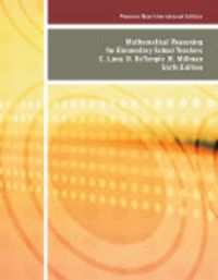 Produktbild: Mathematical Reasoning for Elementary School Teachers: Pearson New International Edition
