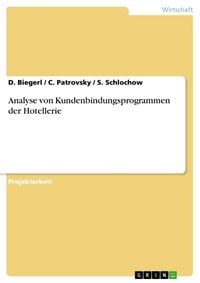 Produktbild: Analyse von Kundenbindungsprogrammen der Hotellerie