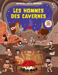 Produktbild: Les hommes des cavernes : autocollants Usborne : d&egrave;s 5 ans