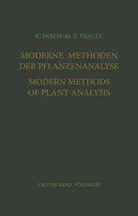 Produktbild: Moderne Methoden der Pflanzenanalyse / Modern Methods of Plant Analysis