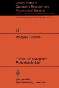Produktbild: Theorie der homogenen Produktionsfunktion