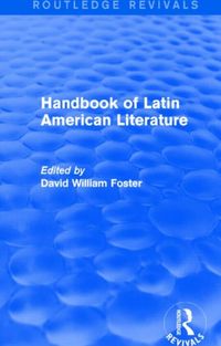 Produktbild: William Foster, D: Handbook of Latin American Literature