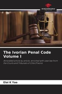 Produktbild: The Ivorian Penal Code Volume I