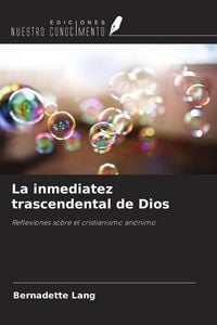 Produktbild: La inmediatez trascendental de Dios