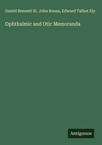 Produktbild: Ophthalmic and Otic Memoranda