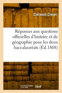 Produktbild: Simples r&eacute;ponses aux questions officielles d'histoire et de g&eacute;ographie pour les deux baccalaur&eacute;ats
