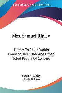 Produktbild: Ripley, S: Mrs. Samuel Ripley