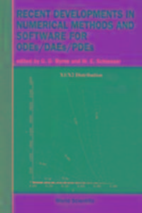 Produktbild: Recent Developments in Numerical Methods and Software for Odes/Daes/Pdes