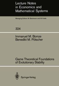 Produktbild: Game Theoretical Foundations of Evolutionary Stability