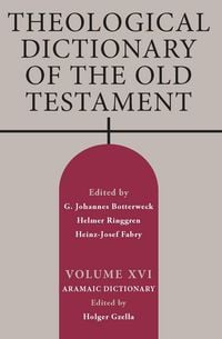 Produktbild: Theological Dictionary of the Old Testament, Volume XVI