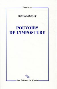 Produktbild: Pouvoirs de l'imposture