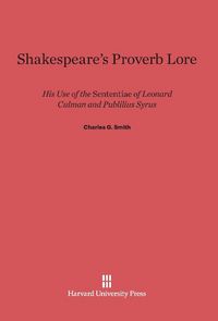 Produktbild: Shakespeare's Proverb Lore