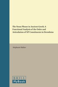 Produktbild: The Noun Phrase in Ancient Greek