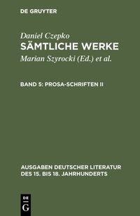 Produktbild: Prosa-Schriften II