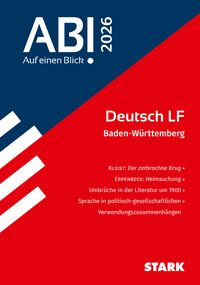 Produktbild: STARK Deutsch - Abi - Auf einen Blick! 2026 BW