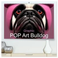 Produktbild: Graphic PoP Art Bulldogge (hochwertiger Premium Wandkalender 2027 DIN A2 quer), Kunstdruck in Hochglanz