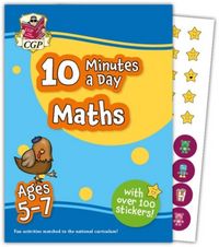 Produktbild: 10 Minutes a Day Maths for Ages 5-7 (with over 100 stickers)