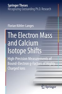 Produktbild: The Electron Mass and Calcium Isotope Shifts