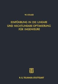 Produktbild: Einf&uuml;hrung in die Lineare und Nichtlineare Optimierung f&uuml;r Ingenieure