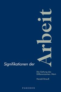 Produktbild: Signifikationen der Arbeit