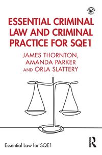 Produktbild: Essential Criminal Law and Criminal Practice for SQE1