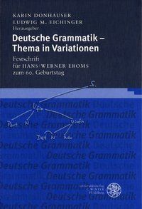 Produktbild: Deutsche Grammatik &ndash; Thema in Variationen