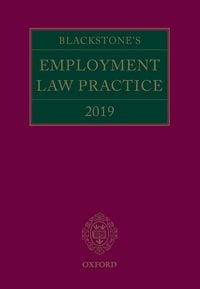 Produktbild: Blackstone's Employment Law Practice 2019