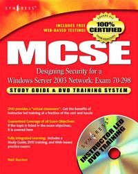 Produktbild: MCSE Designing Security for a Windows Server 2003 Network: Exam 70-298 with DVD