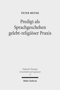 Produktbild: Predigt als Sprachgeschehen gelebt-religi&ouml;ser Praxis