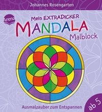 Produktbild: Mein extradicker Mandala-Malblock. Ausmalzauber zum Entspannen