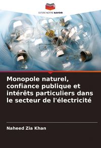 Produktbild: Monopole naturel, confiance publique et int&eacute;r&ecirc;ts particuliers dans le secteur de l'&eacute;lectricit&eacute;