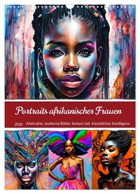 Produktbild: Portraits afrikanischer Frauen (Wandkalender 2026 DIN A3 hoch), CALVENDO Monatskalender
