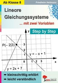 Produktbild: Lineare Gleichungssysteme mit zwei Variablen / Step by step