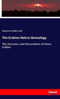 Produktbild: The Erskine-Halcro Genealogy