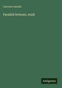 Produktbild: Paralleli letterari, studi