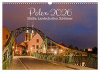 Produktbild: Polen - St&auml;dte, Landschaften, Schl&ouml;sser (Wandkalender 2026 DIN A3 quer), CALVENDO Monatskalender