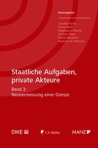 Produktbild: Staatliche Aufgaben, private Akteure
