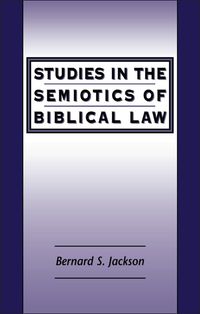Produktbild: Studies in the Semiotics of Biblical Law