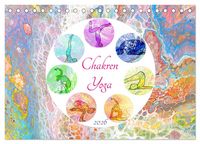 Produktbild: Chakren Yoga (Tischkalender 2026 DIN A5 quer), CALVENDO Monatskalender