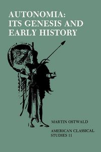 Produktbild: Autonomia, Its Genesis and Early History