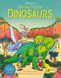 Produktbild: Leigh, S: Sticker Puzzle Dinosaurs
