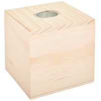 Produktbild: Kerzenhalter W&uuml;rfel, 7 x 7 x 7 cm,