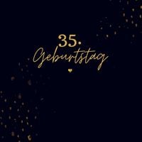 Produktbild: 35. Geburtstag- G&auml;stebuch Blanko