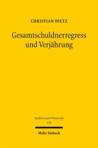 Produktbild: Gesamtschuldnerregress und Verj&auml;hrung