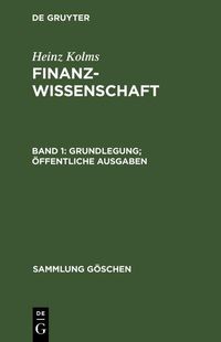 Produktbild: Grundlegung. &Ouml;ffentliche Ausgaben