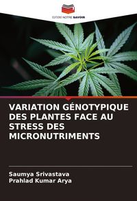 Produktbild: Variation G&eacute;notypique des Plantes Face Au Stress des Micronutriments