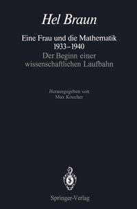 Produktbild: Eine Frau und die Mathematik 1933&ndash;1940